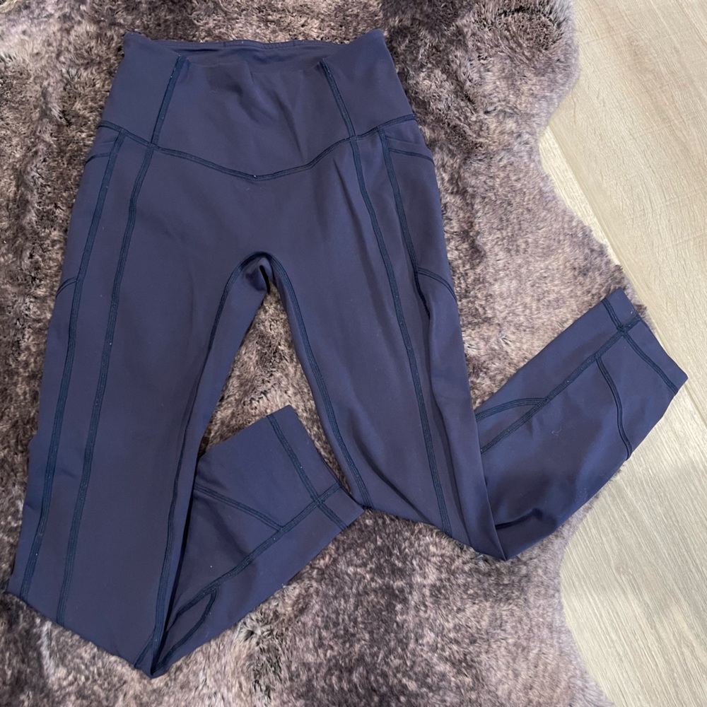 Lululemon size 4 high waist pocket 7/8 leggings